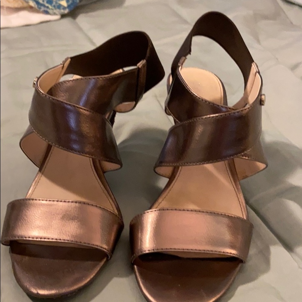 Calvin Klein copper color shoes